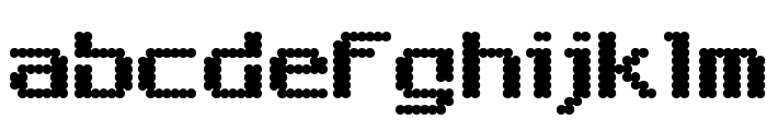 6809 Chargen Font LOWERCASE