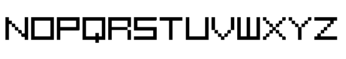 7 Squared Regular Font UPPERCASE