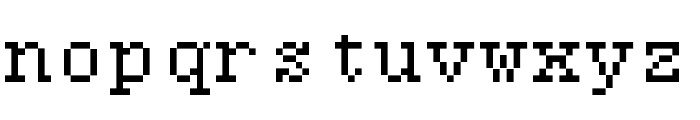 7:12 Serif Regular Font LOWERCASE