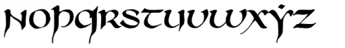 750 Latin Uncial Normal Font LOWERCASE