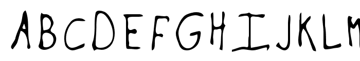 8 Year Old Font UPPERCASE