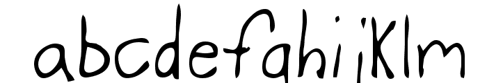 8 Year Old Font LOWERCASE