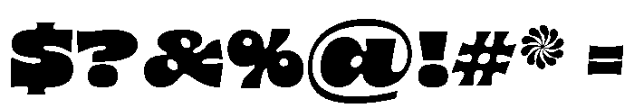 8 Arabic Heavy Font OTHER CHARS