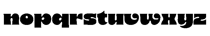 8 Arabic Heavy Font LOWERCASE
