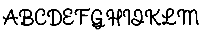 80s_Preppy Font UPPERCASE