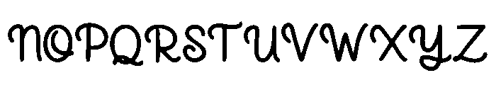 80s_Preppy Font UPPERCASE