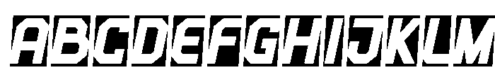 80s Vibe Italic Font UPPERCASE
