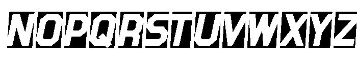 80s Vibe Italic Font UPPERCASE