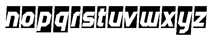 80s Vibe Italic Font LOWERCASE
