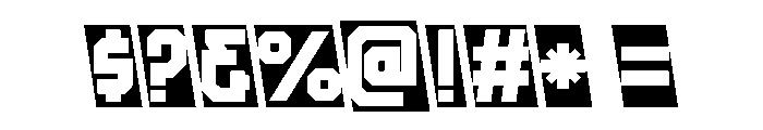 80s Vibe Font OTHER CHARS