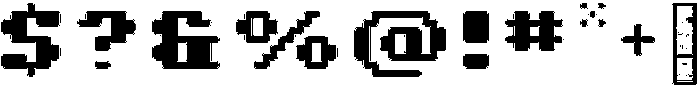 8 Bit Circular Inline otf (400) Font OTHER CHARS