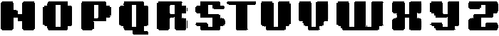 8 Bit Circular Inline otf (400) Font UPPERCASE