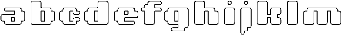 8 Bit Circular Outline otf (400) FONT