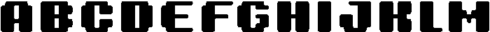 8 Bit Circular otf (400) Font UPPERCASE