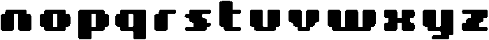 8 Bit Circular otf (400) Font LOWERCASE