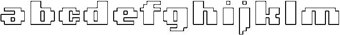 8 Bit Outline otf (400) FONT