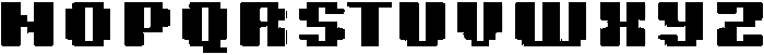 8 Bit Rounded Inline otf (400) Font UPPERCASE
