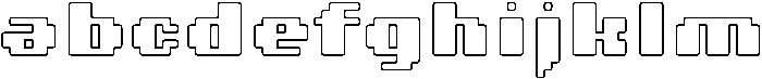 8 Bit Rounded Outline otf (400) FONT