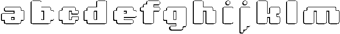 8 Bit Rounded Shadow otf (400) FONT
