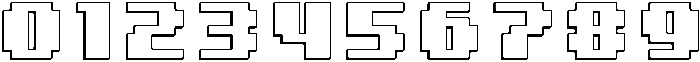 8 Bit Shadow otf (400) Font OTHER CHARS