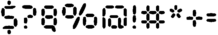 80085 Regular otf (800) Font OTHER CHARS