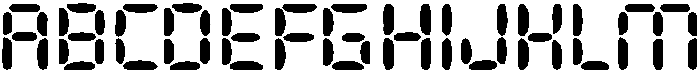 80085 Regular otf (800) Font UPPERCASE