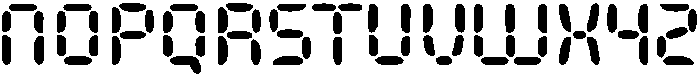 80085 Regular otf (800) Font UPPERCASE