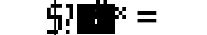 8 Bit Party Regular Font OTHER CHARS