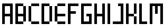 8 Bit Party Regular Font UPPERCASE