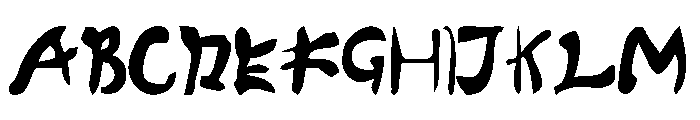 8 Octav Font UPPERCASE
