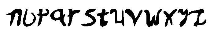 8 Octav Font LOWERCASE