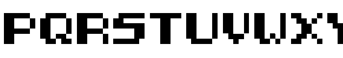 8-bit HUD Regular Font UPPERCASE