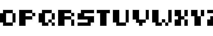 8-bit HUD Regular Font LOWERCASE