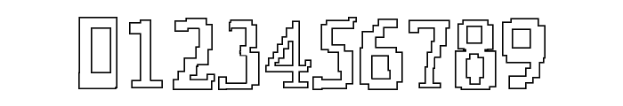 8-bit Outlined Font OTHER CHARS
