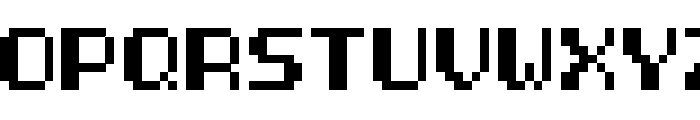 8-bit pusab Regular Font UPPERCASE