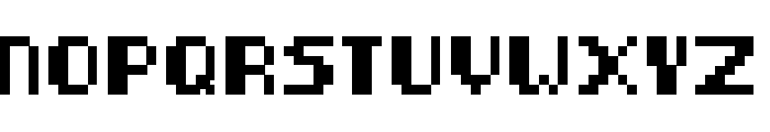 8-bit pusab Regular Font LOWERCASE