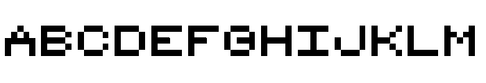 8_bit_1_6 Regular Font UPPERCASE