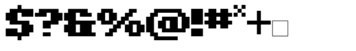 8 Bit Font OTHER CHARS