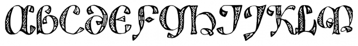 825 Lettrines Karolus Regular Font LOWERCASE