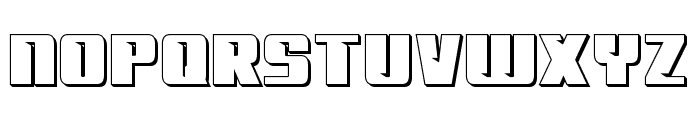 '89 Speed Affair 3D Font LOWERCASE