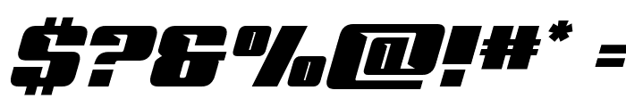 '89 Speed Affair Expanded Ital Font OTHER CHARS