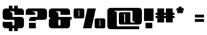 '89 Speed Affair Expanded Font OTHER CHARS