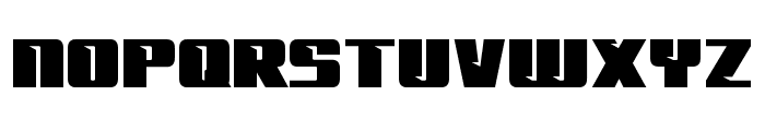 '89 Speed Affair Expanded Font LOWERCASE