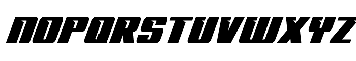 '89 Speed Affair Super-Italic Font UPPERCASE