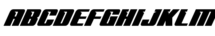 '89 Speed Affair Ultra Italic Font UPPERCASE