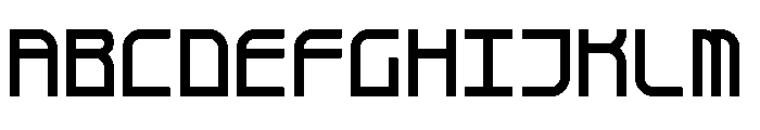 8anity Regular Font UPPERCASE