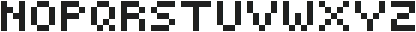 8BitOdyssey ttf (400) Font UPPERCASE