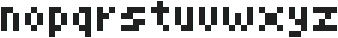 8BitOdyssey ttf (400) Font LOWERCASE