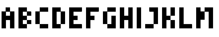 8bit_tiny_retro Regular Font UPPERCASE