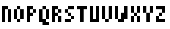 8bit_tiny_retro Regular Font UPPERCASE